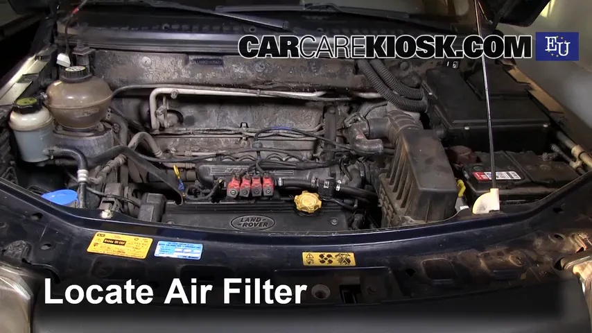2004 Land Rover Freelander 1.8i 1.8L 4 Cyl. Air Filter (Engine) Replace